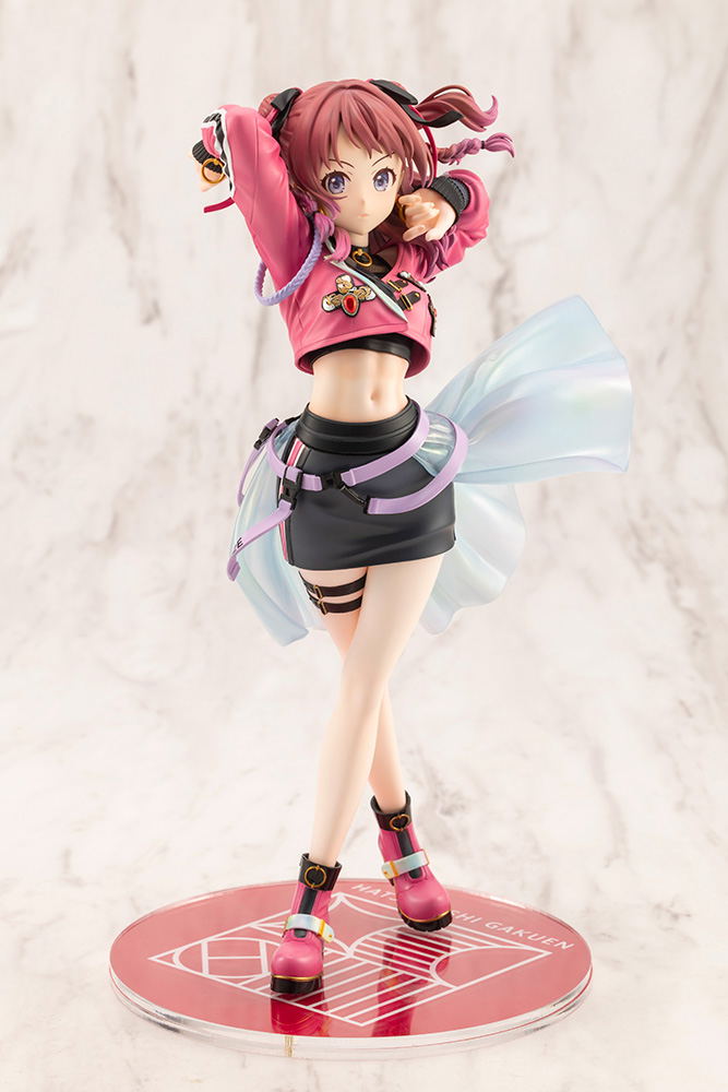 Gakuen Idolmaster 1/7 Scale Pre-Painted Figure: Hanami Saki -Fighting My Way- image 7