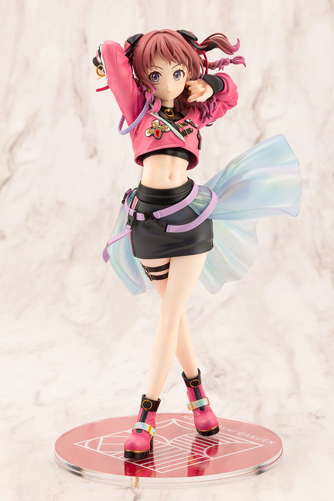 Gakuen Idolmaster 1/7 Scale Pre-Painted Figure: Hanami Saki -Fighting My Way- image 8