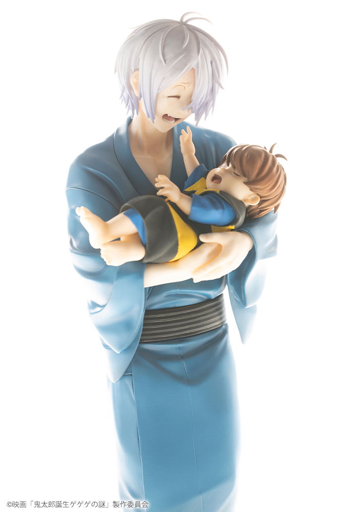 Kitaro Tanjo Gegege no Nazo Pre-Painted Figure: Kitaro's Father & Baby Kitaro image 11