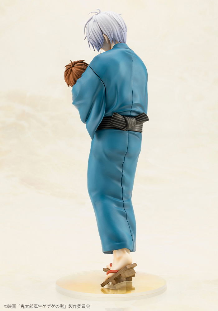 Kitaro Tanjo Gegege no Nazo Pre-Painted Figure: Kitaro's Father & Baby Kitaro image 5
