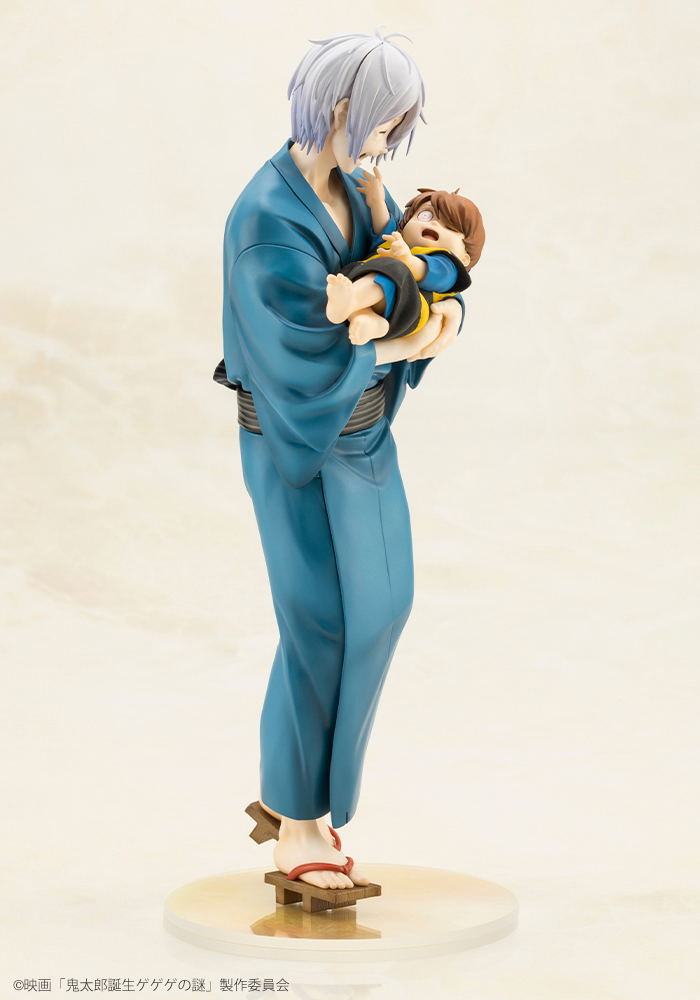 Kitaro Tanjo Gegege no Nazo Pre-Painted Figure: Kitaro's Father & Baby Kitaro image 8