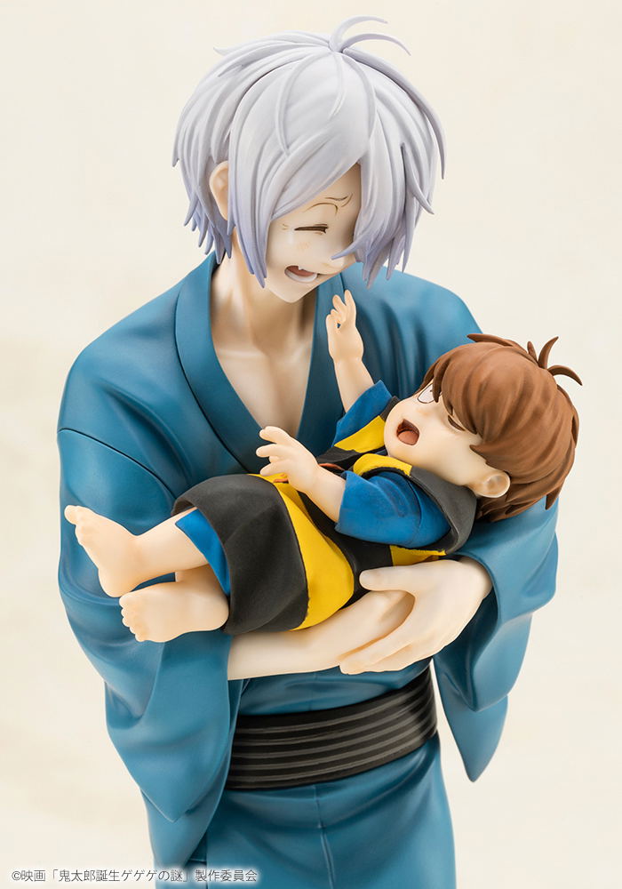 Kitaro Tanjo Gegege no Nazo Pre-Painted Figure: Kitaro's Father & Baby Kitaro image 10