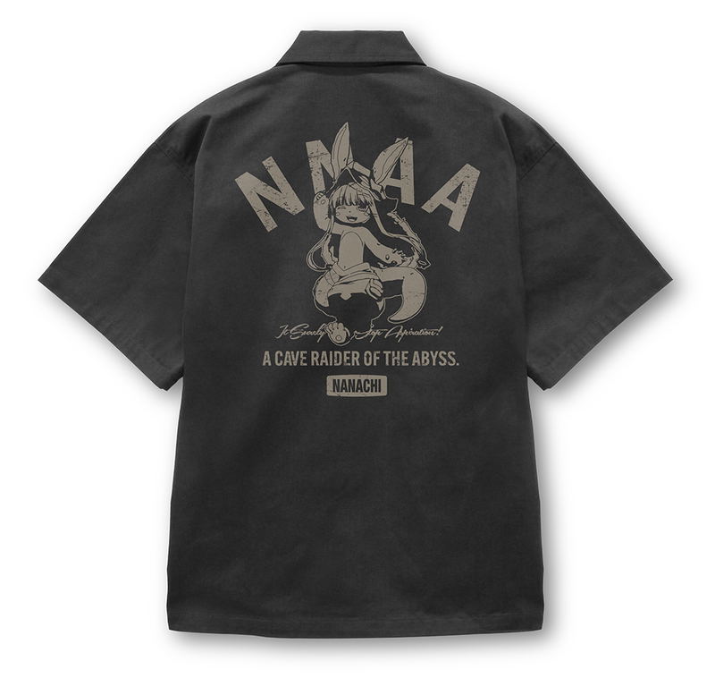 Made In Abyss: The Golden City Of The Scorching Sun - Nanachi Work Shirt (Gray | Size M) image 1