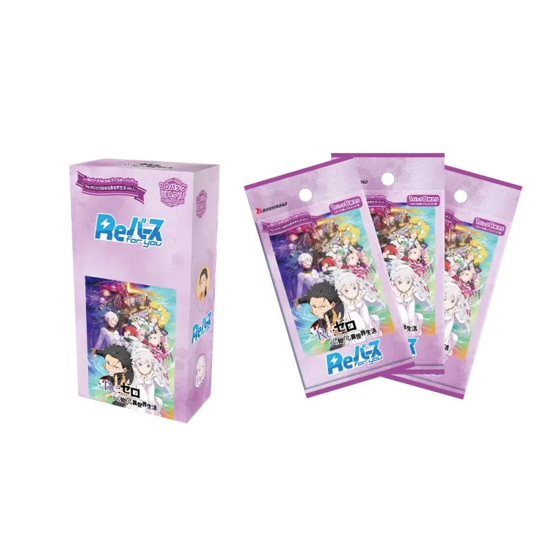 Re Birth For You Booster Pack Re:ZERO -Starting Life In Another World- Vol. 2 (Set of 10 Packs) — Import Game Deal