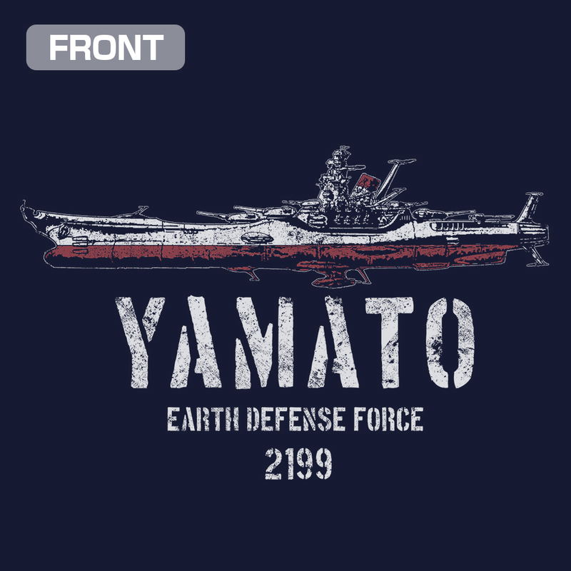 Space Battleship Yamato T-shirt (Navy | Size XL) image 2