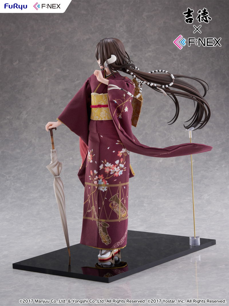 Azur Lane 1/4 Scale Pre-Painted Figure: Mikasa Blue Flower Komachi Ver. -Japanese Doll- image 4