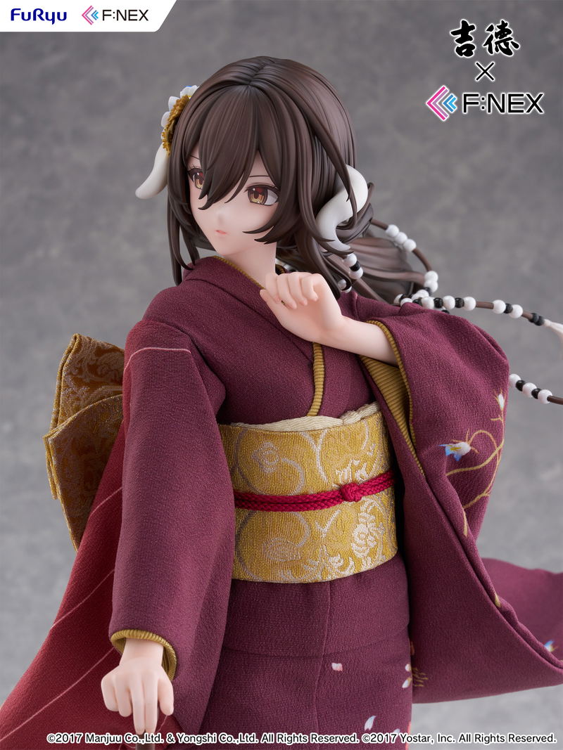 Azur Lane 1/4 Scale Pre-Painted Figure: Mikasa Blue Flower Komachi Ver. -Japanese Doll- image 8