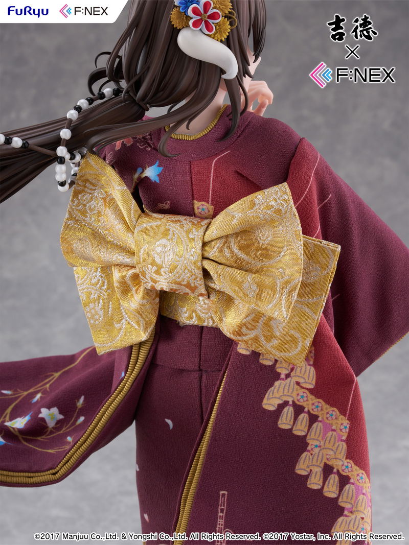 Azur Lane 1/4 Scale Pre-Painted Figure: Mikasa Blue Flower Komachi Ver. -Japanese Doll- image 9