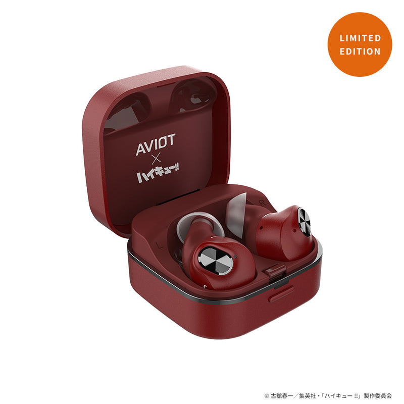 AVIOT NEKOMA HIGH ワイヤレスイヤホン ハイキュー 音駒 Aviot x Nekoma High School Haikyu!! Wireless Earphones for Android
