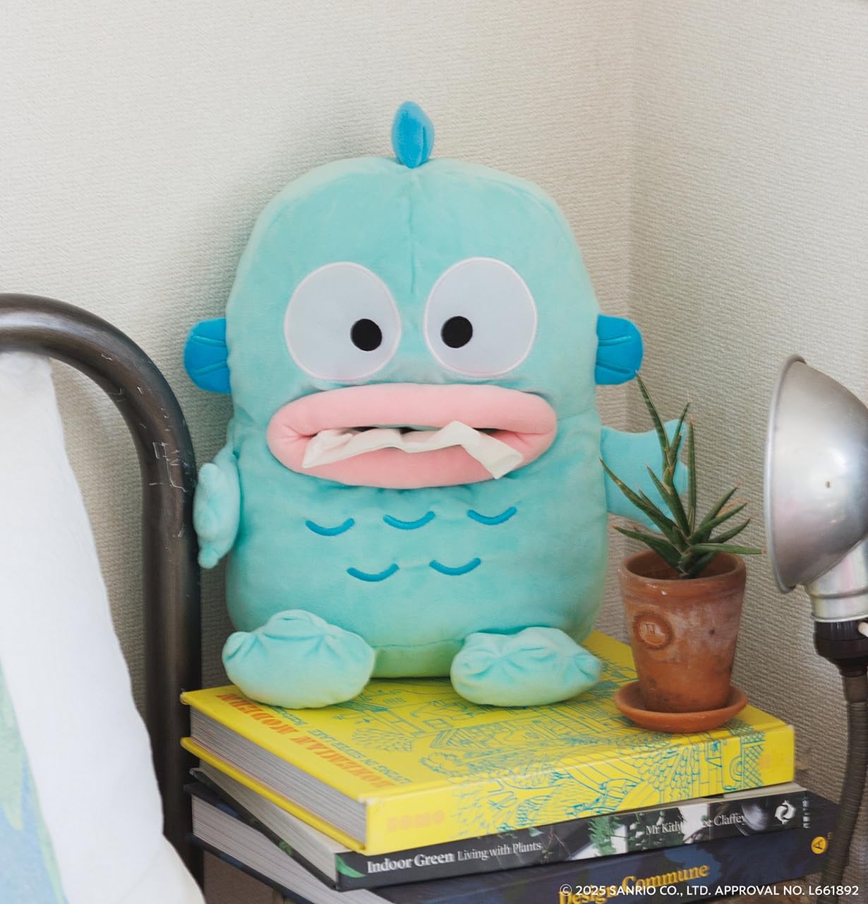 Hangyodon 40th Anniversary! Book With Plush Tissue Holder