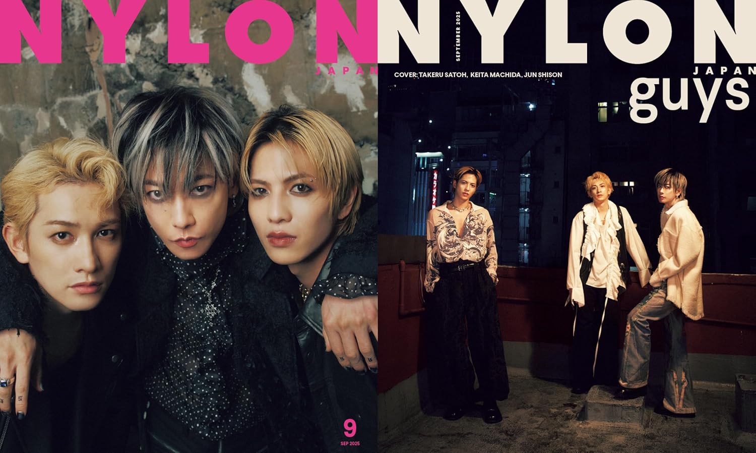NYLON JAPAN September 2025 Issue [Cover: Sato Takeru & Machida