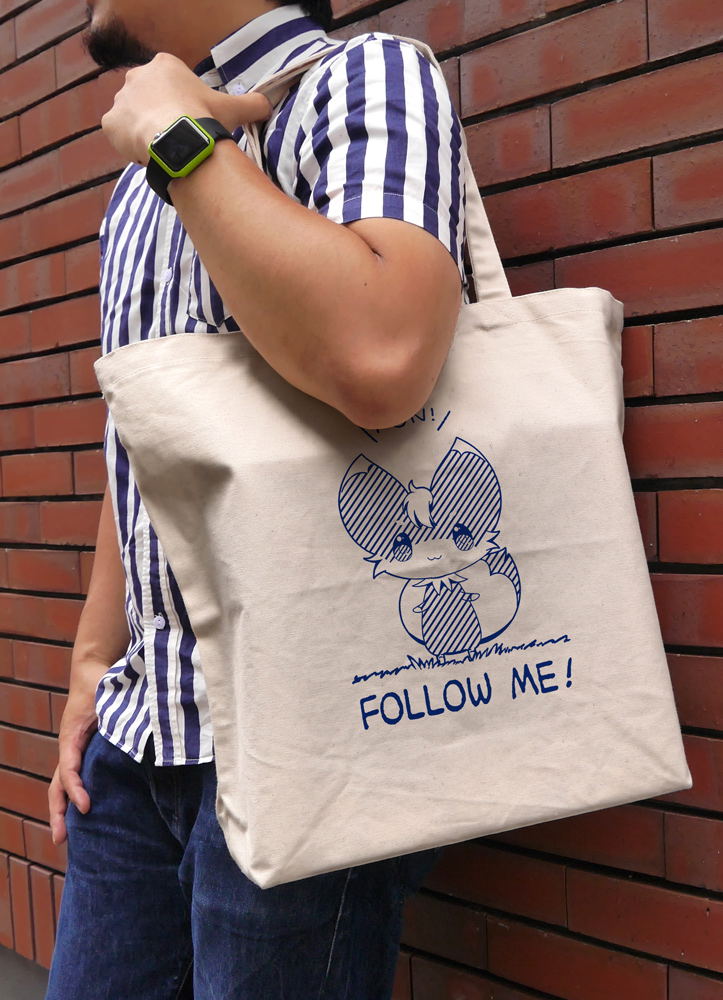 TV Anime Summer Pockets - Inari Large Tote Bag (Natural) image 2