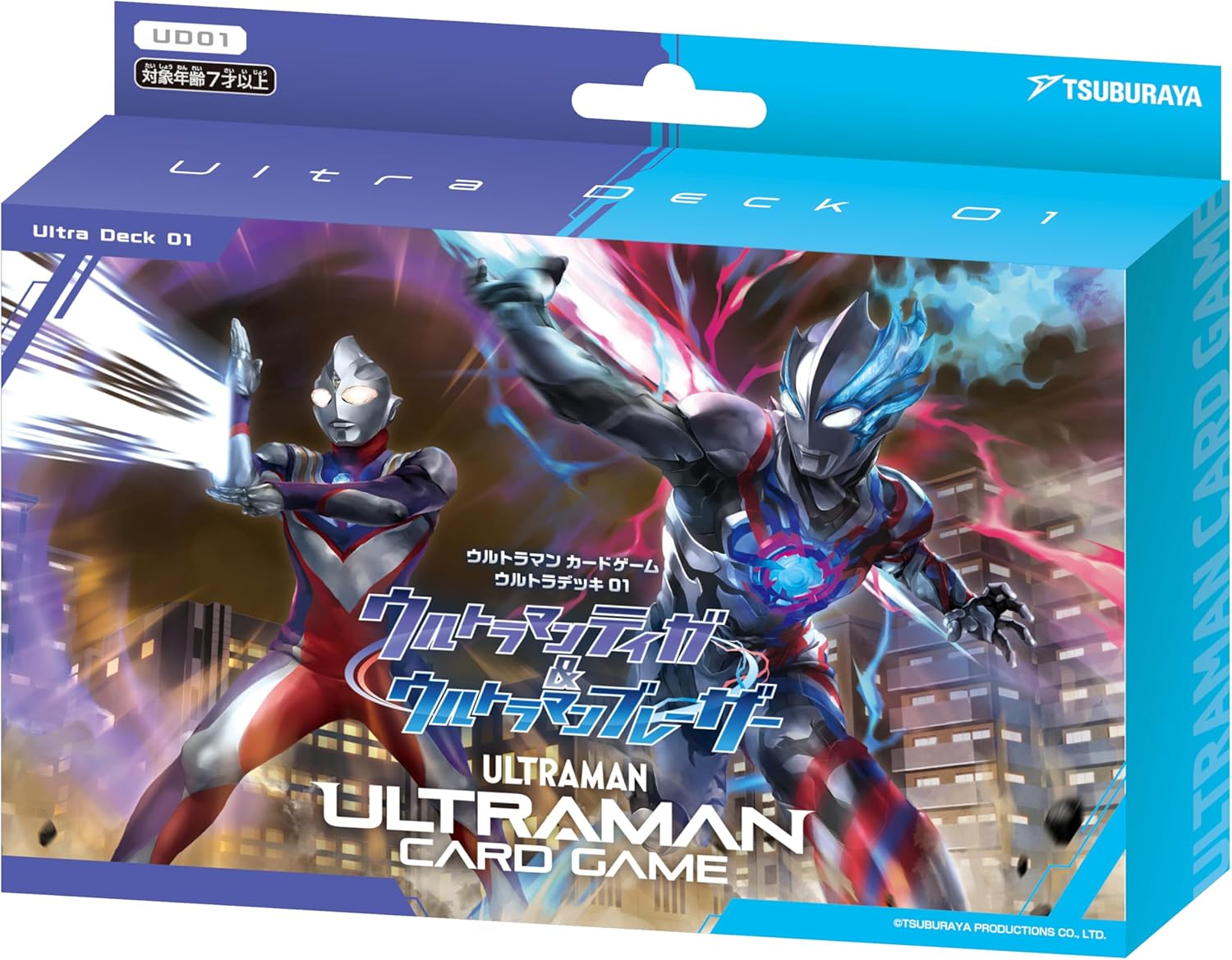 Ultraman Card Game Ultra Deck 01 Ultraman Tiga & Ultraman Blazar UD01 — Import Game Deal