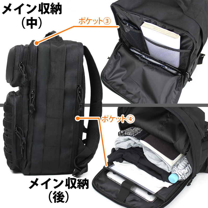 Armored Trooper Votoms - Red Shoulder Functional Backpack (Black) image 7
