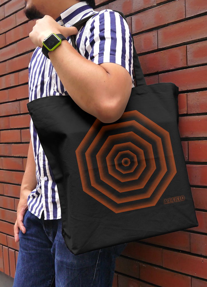 Evangelion - A.T. Field Large Tote Bag image 2