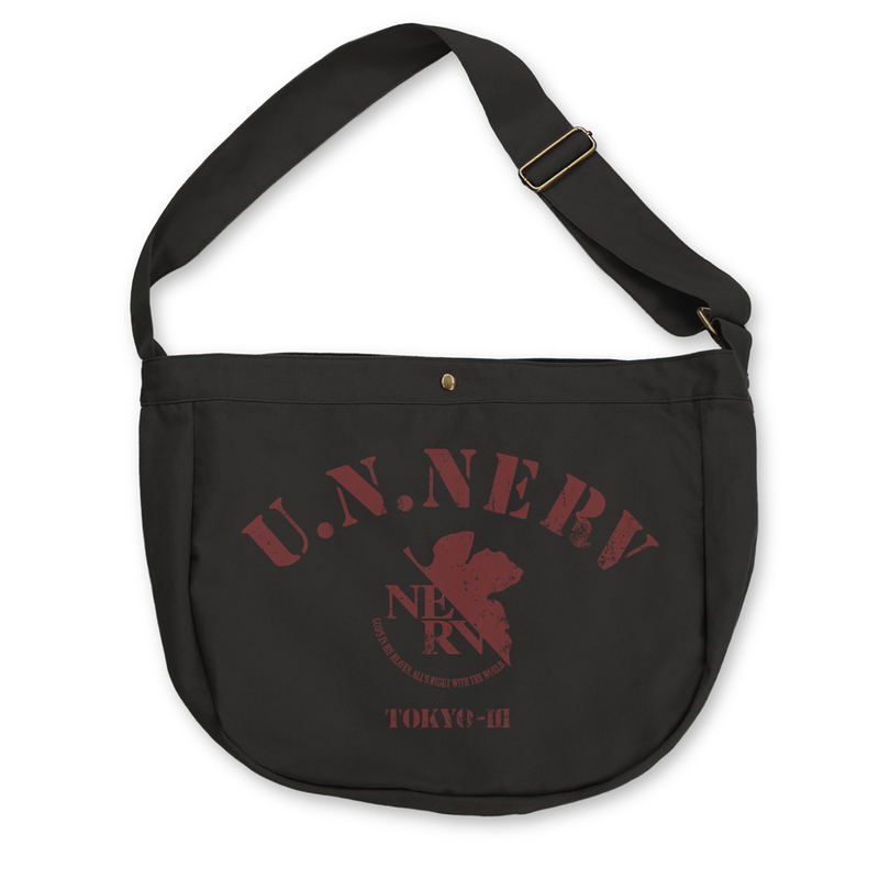 Evangelion - NERV Newspaper Bag (Black) image 1