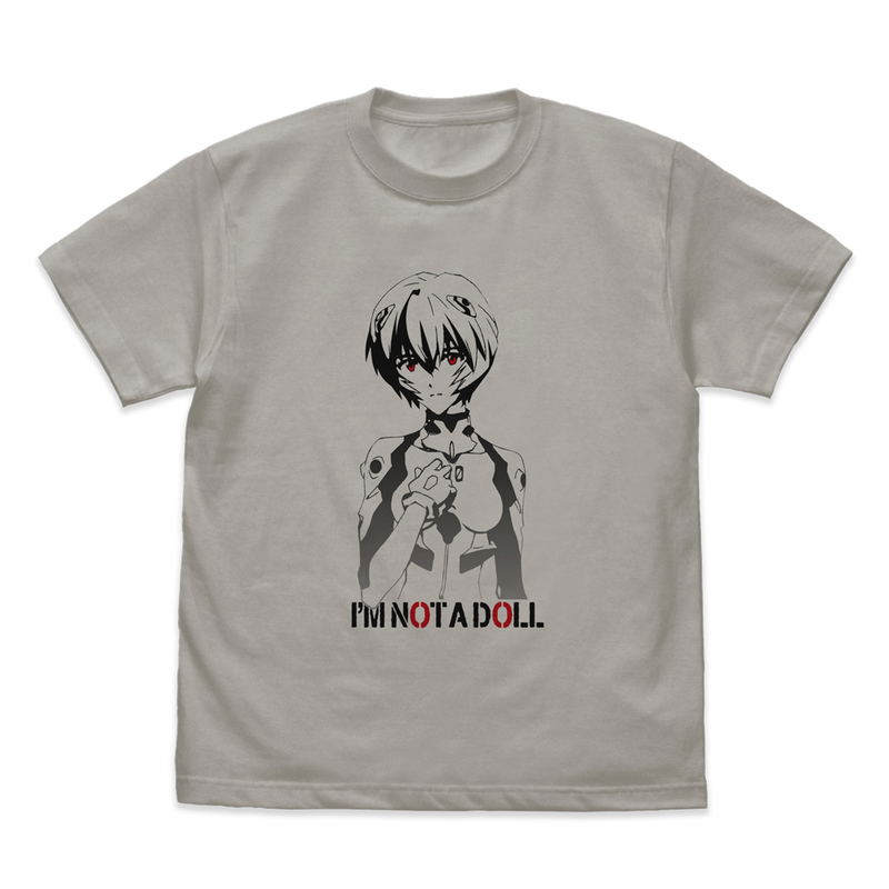 Evangelion - Rei Ayanami GradationT-shirt (Light Gray | Size L) image 1