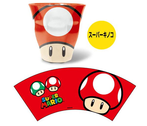 Melamine Cup Super Mario 2402 Super Mushroom (Re-run) image 1
