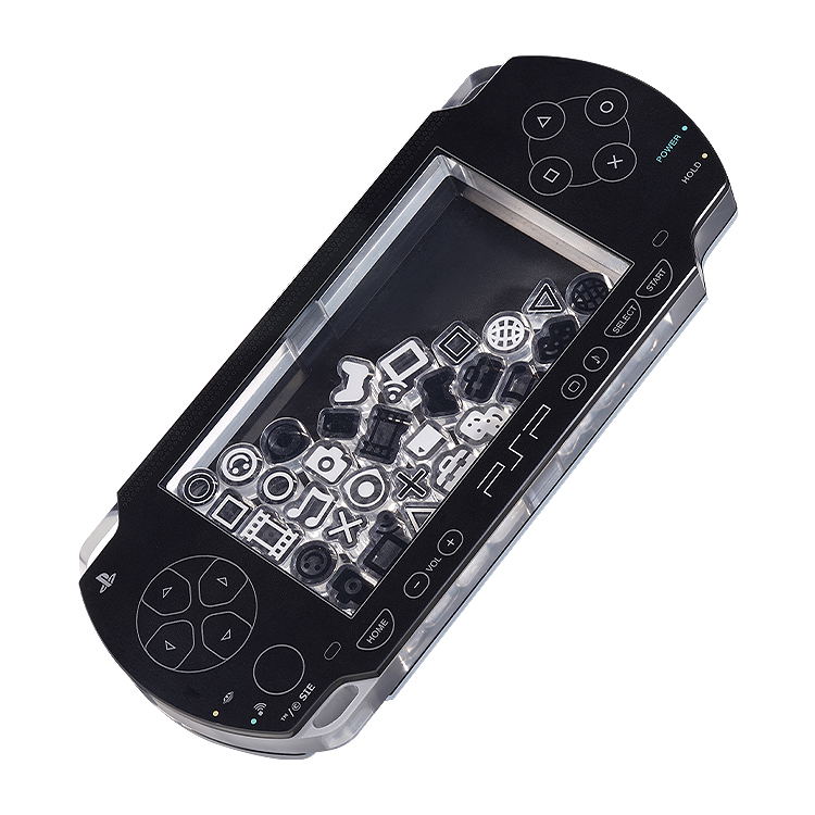 PlayStation (TM) PSP (TM) (PlayStation (TM) Portable) Rattle Acrylic Stand Black Ver. image 3