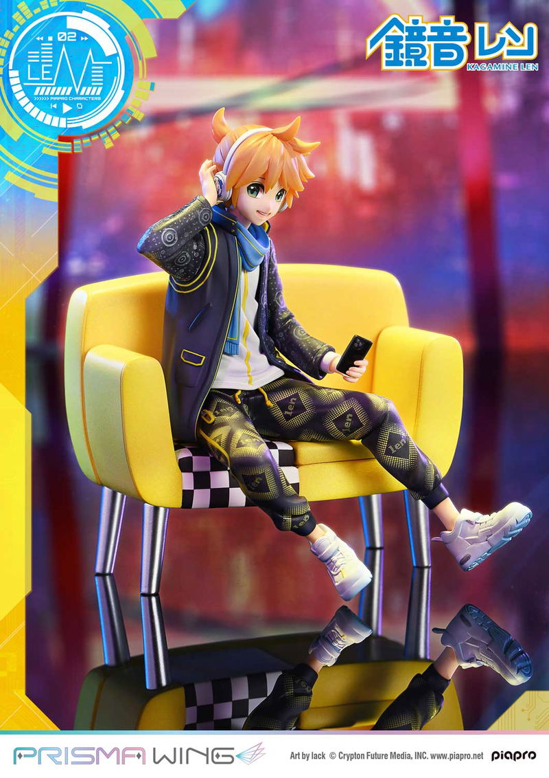 Prisma Wing Piapro Characters 1/7 Scale Pre-Painted Figure: Kagamine Len Art by Lack image 9