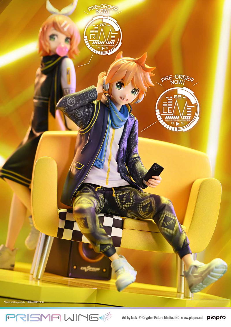 Prisma Wing Piapro Characters 1/7 Scale Pre-Painted Figure: Kagamine Len Art by Lack image 11