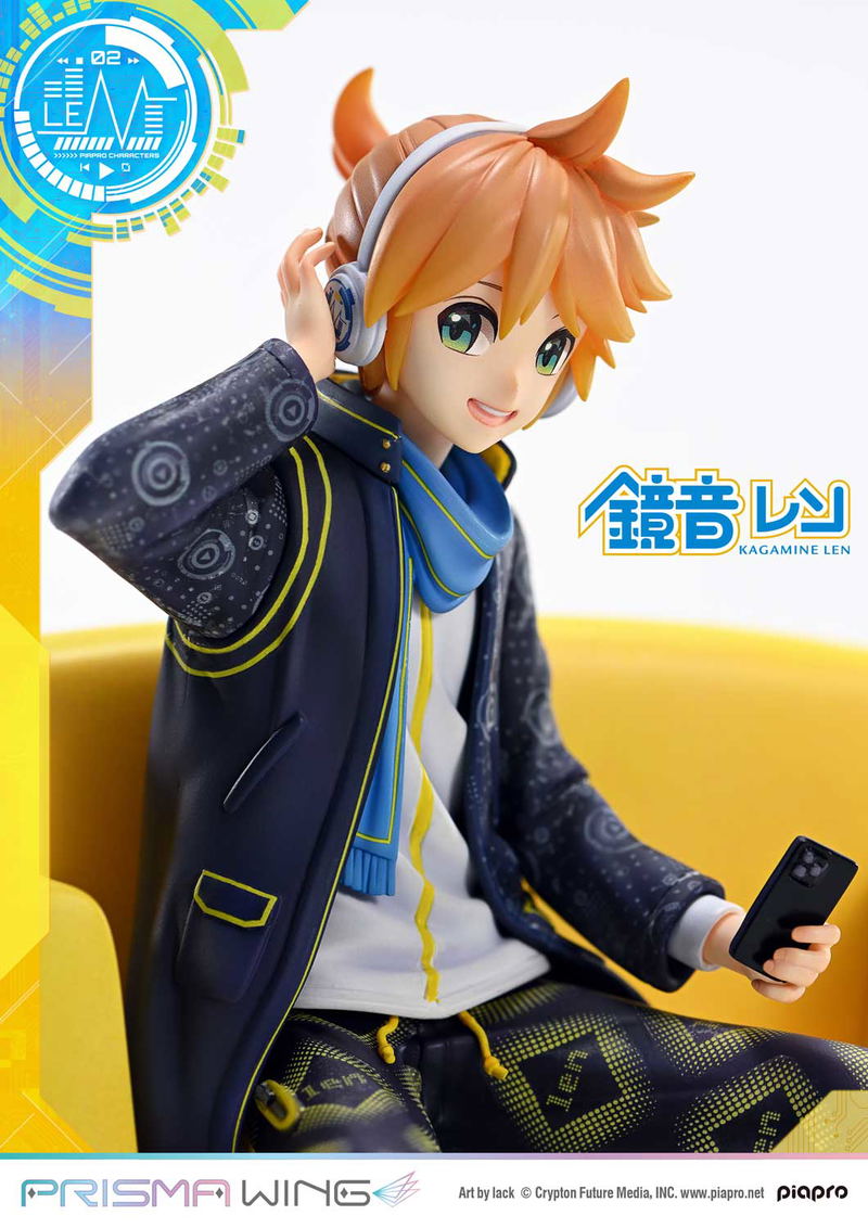 Prisma Wing Piapro Characters 1/7 Scale Pre-Painted Figure: Kagamine Len Art by Lack image 12