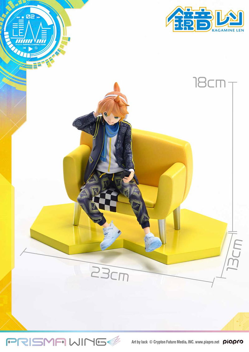 Prisma Wing Piapro Characters 1/7 Scale Pre-Painted Figure: Kagamine Len Art by Lack image 15