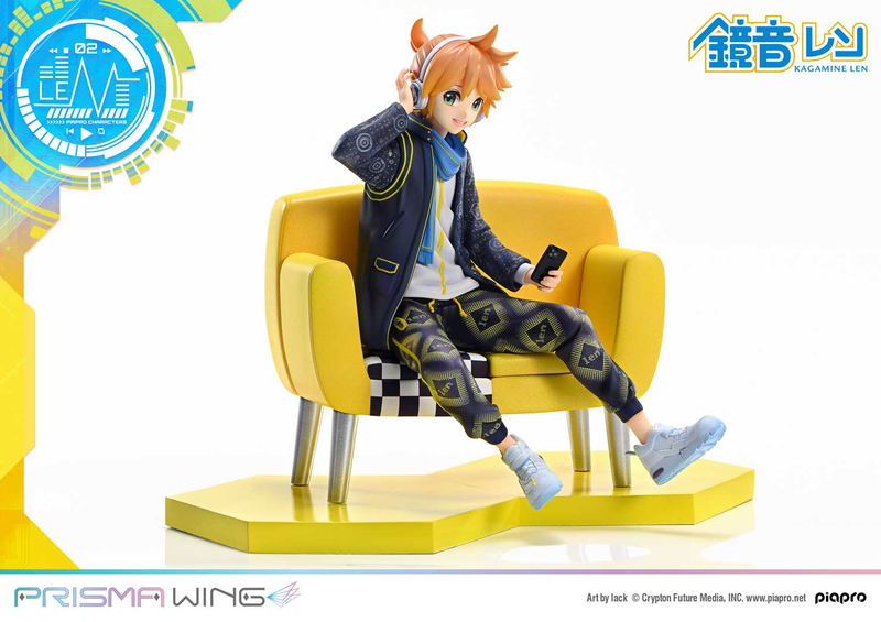 Prisma Wing Piapro Characters 1/7 Scale Pre-Painted Figure: Kagamine Len Art by Lack image 1