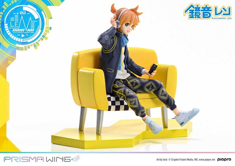 Prisma Wing Piapro Characters 1/7 Scale Pre-Painted Figure: Kagamine Len Art by Lack image 23