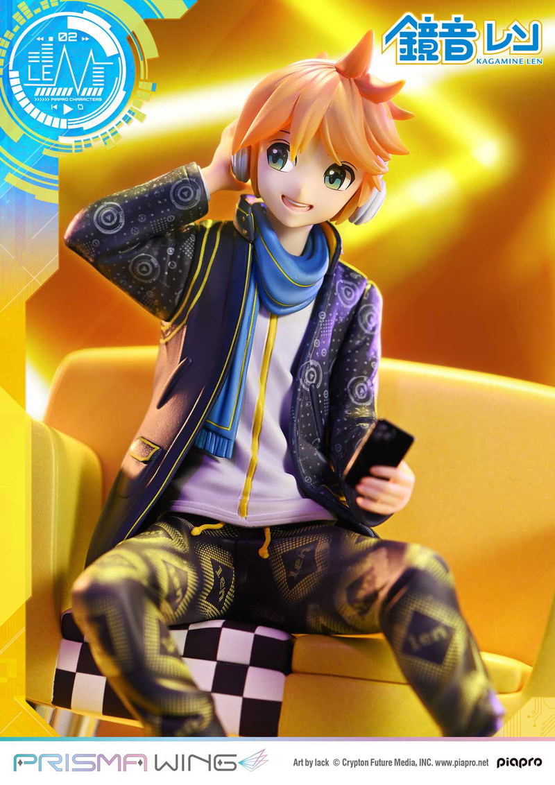 Prisma Wing Piapro Characters 1/7 Scale Pre-Painted Figure: Kagamine Len Art by Lack image 3