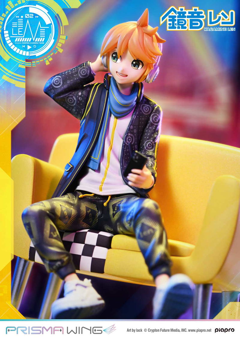 Prisma Wing Piapro Characters 1/7 Scale Pre-Painted Figure: Kagamine Len Art by Lack image 5