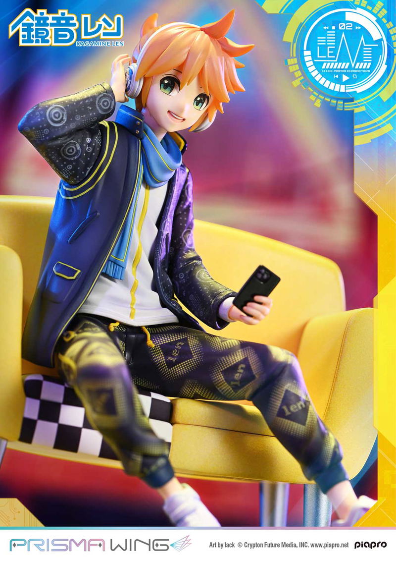 Prisma Wing Piapro Characters 1/7 Scale Pre-Painted Figure: Kagamine Len Art by Lack image 7