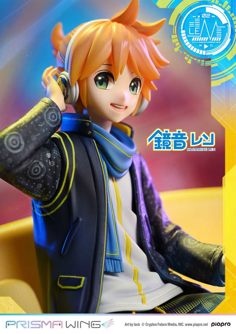 Prisma Wing Piapro Characters 1/7 Scale Pre-Painted Figure: Kagamine Len Art by Lack image 8