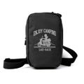 Yuru Camp Season 3 - Silhouette Bike Shima Rin Mini Shoulder Pouch (Black) thumbnail 1