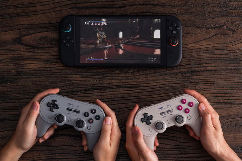 8BitDo Pro 3 Bluetooth Gamepad - (Classic Grey) image 6