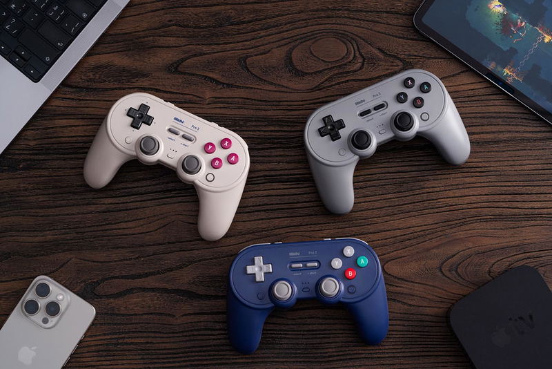 8BitDo Pro 3 Bluetooth Gamepad - (Classic Grey) image 8