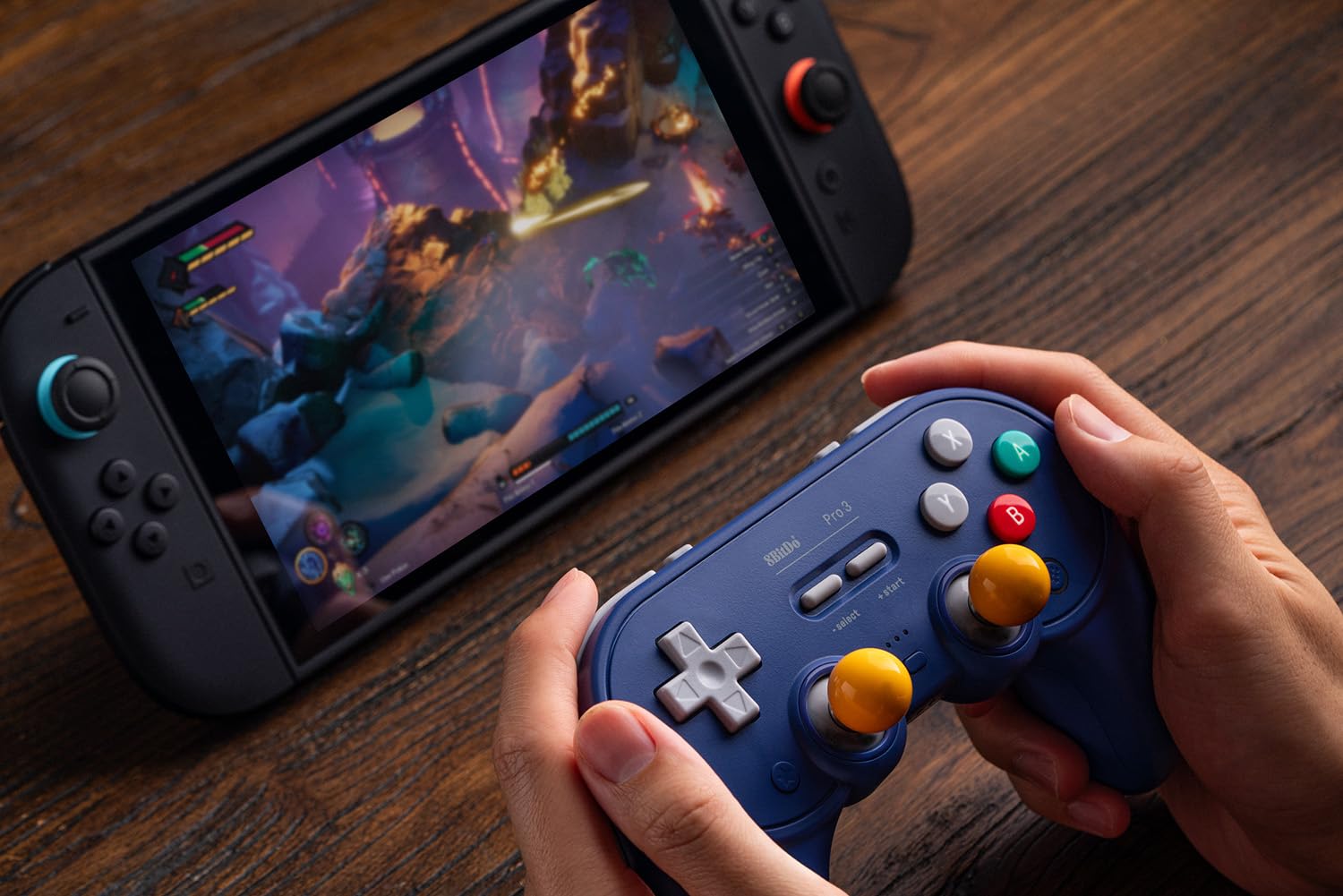 PC用ゲームコントローラー・コンバーター 8BitDo Pro 3 Bluetooth Gamepad 8Bitdo Pro 3 Bluetooth Gamepad Purple - us.MaxGaming.com