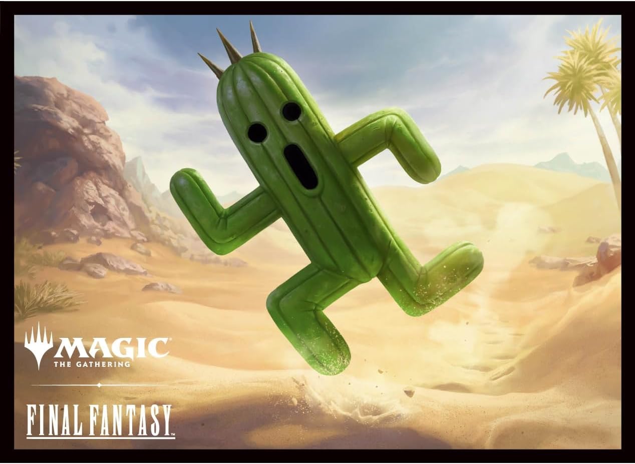 Magic: The Gathering - Final Fantasy Players Card Sleeve MFS-21 Cactuar — Import Game Deal