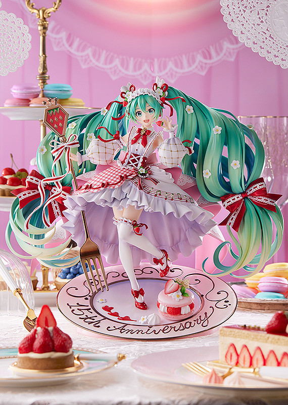 Character Vocal Series 01 Hatsune Miku 1/7 Scale Pre-Painted Figure: Hatsune Miku 15th Anniversary Ver. (Re-run) image 8