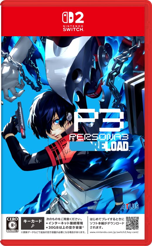 その他 Reload! PSA8 INWO Persona 3 Reload (Multi-Language) Game Key Cart for Nintendo Switch 2