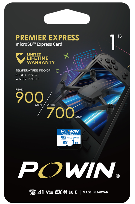 Powin MicroSD EXPRESS Memory Card for Nintendo Switch 2 (1TB) for Nintendo Switch 2