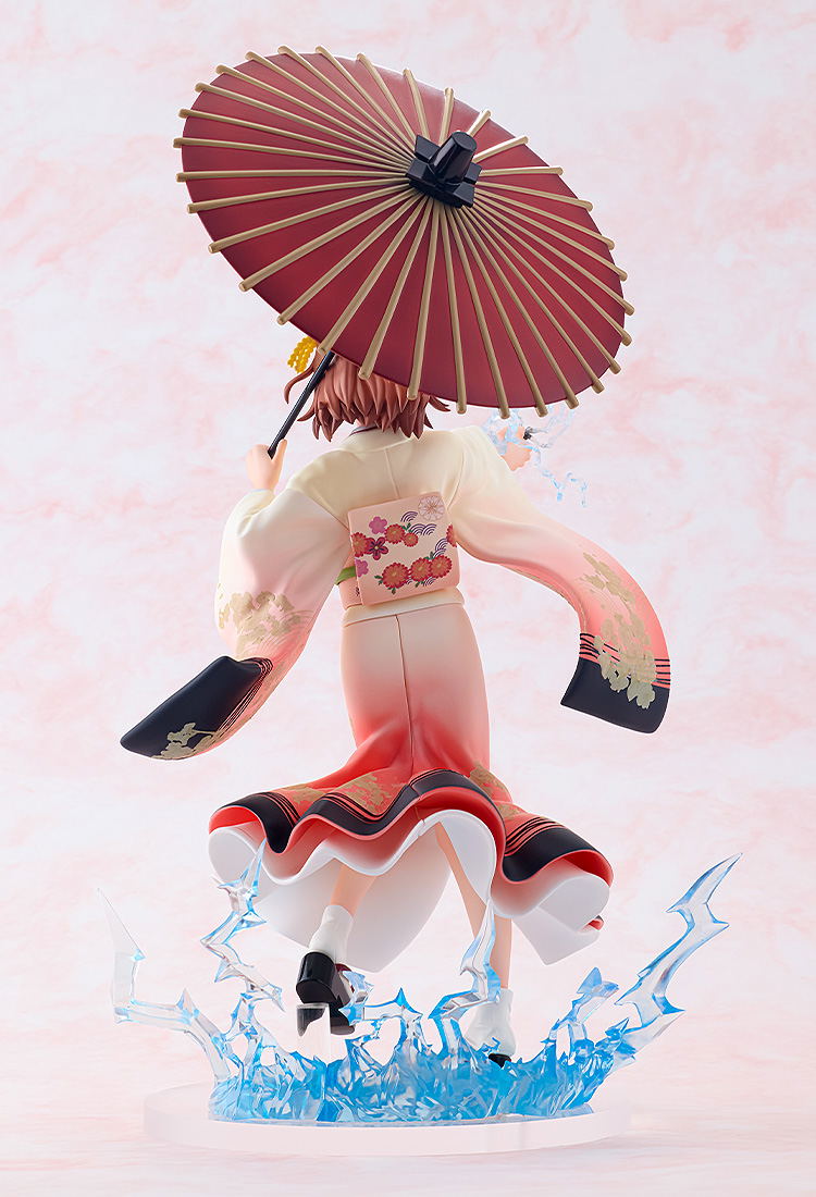 A Certain Scientific Railgun T 1/7 Scale Pre-Painted Figure: Misaka Mikoto Furisode Kimono Ver. image 3