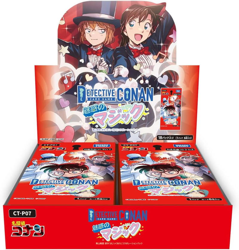 Detective Conan TCG Case-Booster07 Miwaku No Magic CT-P07 (Set of 18 Packs) image 1
