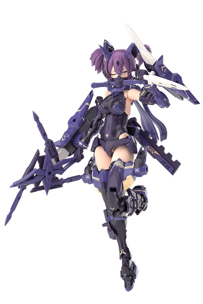 Megami Device 1/1 Scale Plastic Model Kit: Asra Ninja Kaname Shadow Edition Full Package image 1
