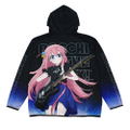 Anime Bocchi The Rock! - Goto Hitori Full Graphic Dry Hoodie Playing The Guitar Ver. (Size XL) thumbnail 4