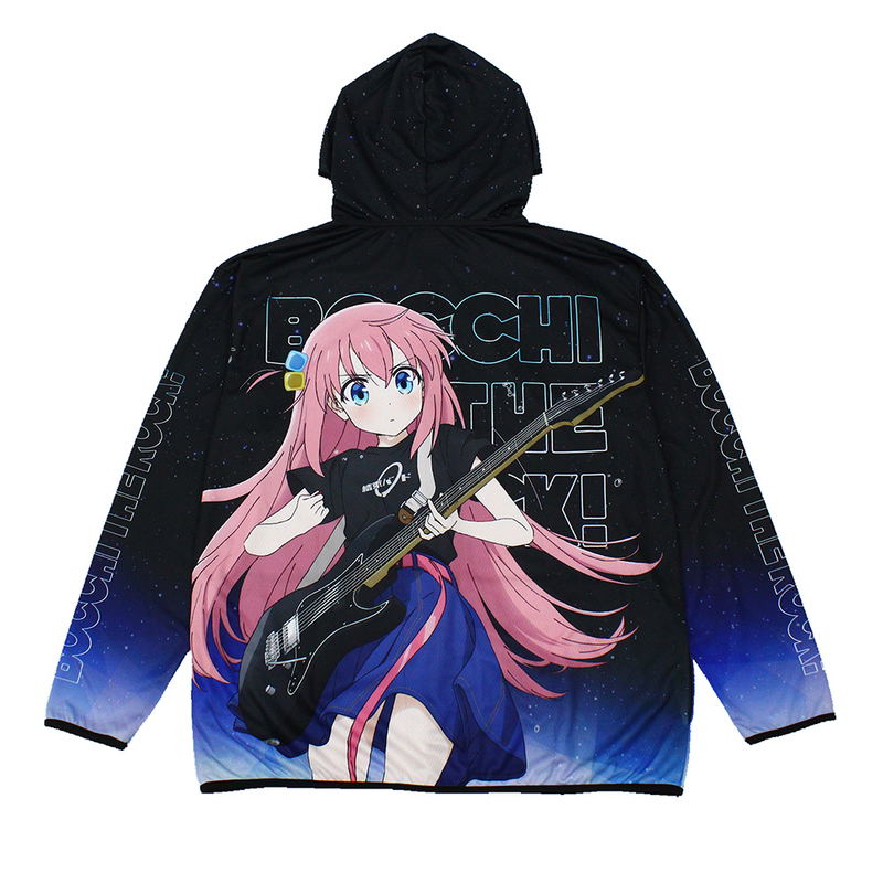 Anime Bocchi The Rock! - Goto Hitori Full Graphic Dry Hoodie Playing The Guitar Ver. (Size XL) image 4