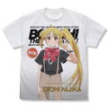 Anime Bocchi The Rock! - Ijichi Nijika Full Graphic T-shirt (White | Size M) thumbnail 1