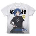 Anime Bocchi The Rock! - Ryo Yamada Full Graphic T-shirt (White | Size M) thumbnail 1