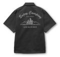 Yuru Camp Season 3 - Silhouette Bike Shima Rin Work Shirt (Gray | Size XL) thumbnail 1