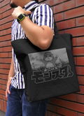 Anime Bocchi The Rock! - Approval-Desire Monster Large Tote Bag (Black) thumbnail 2